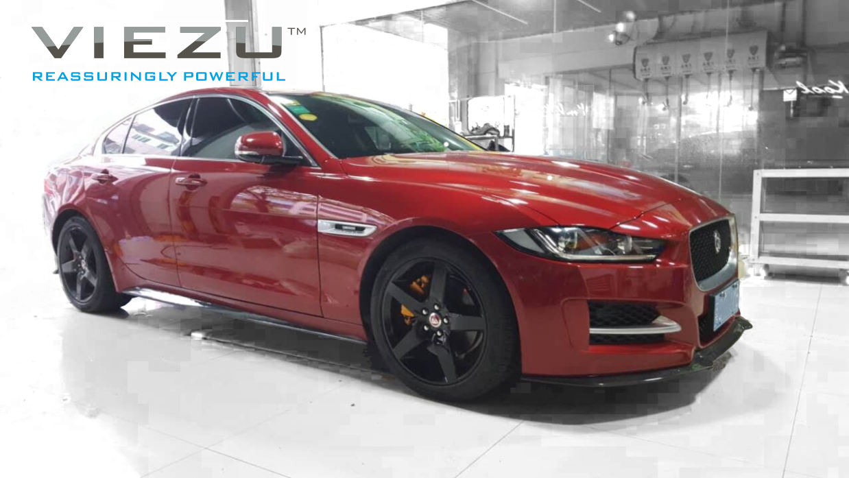 Viezu launches its new aftermarket carbon fibre body kit for the Jaguar XE